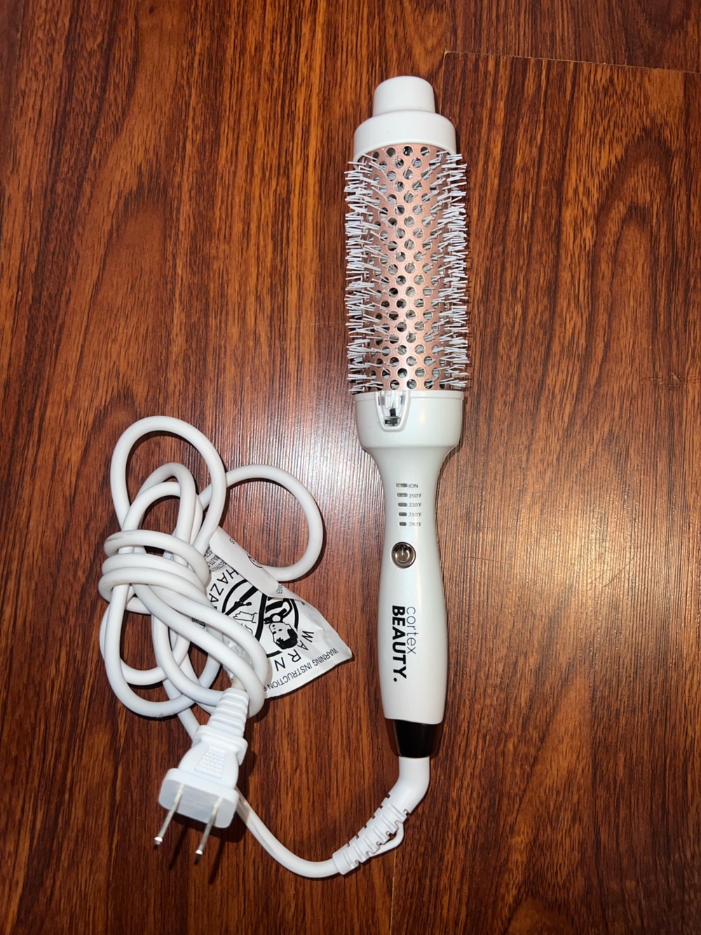 White Round Styling Brush